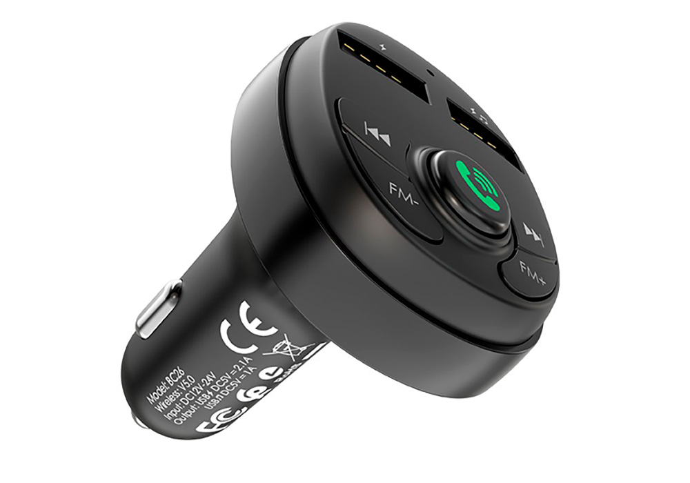 Беспроводной FM-модулятор BC-26 BOROFONE с Bluetooth: совершенное соединение