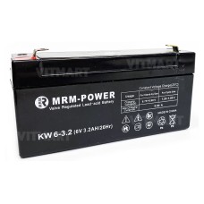 Аккумулятор свинцово-кислотный 6V/3.2Ah