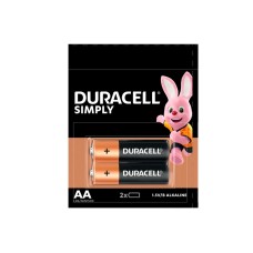 Батарейка DURACCELL SIMPLY AA 1.5V 2 штуки
