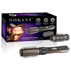 Фен-щетка для волос SOKANY SD 903 с крутящейся насадкой