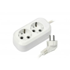 Удлинитель Smartbuy 2 гнезда 3 метра 16А/3,5кВт с заземлением