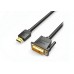 Кабель HDMI M-DVI-D M VENTION, 1.5 м: Высококачественное Соединение