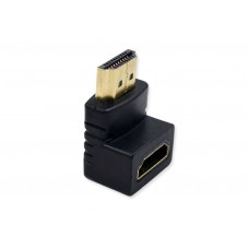 Переходник HDMI/F-HDMI/M угловой 90° Переходник HDMI/F-HDMI/M угловой 90°