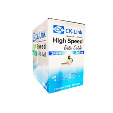 Кабель UTP-5e 2х4 витая пара CK-Link 24AWG бухта 305 метров Кабель UTP-5e 2х4 витая пара CK-Link 24AWG бухта 305 метров