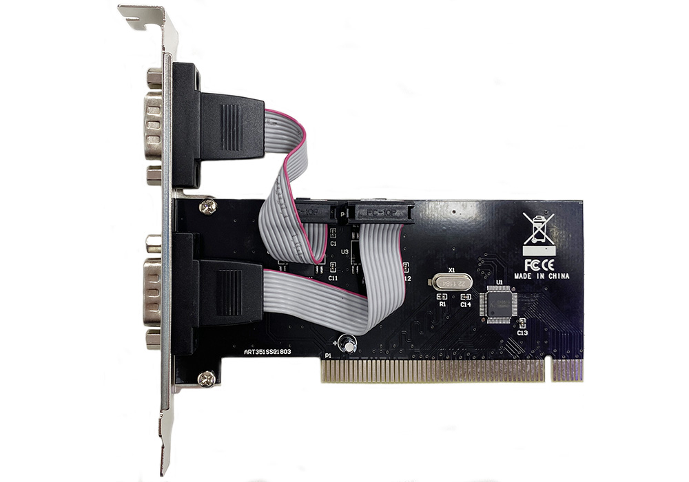 Контроллер PCI-COM RS232: 2 порта, CH351Q