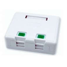 Розетка компьютерная RJ45/RJ45 внешняя настенная