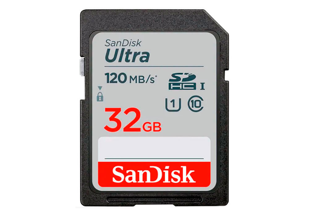 Карта памяти SanDisk Ultra SDHC UHS-I,  32Гб